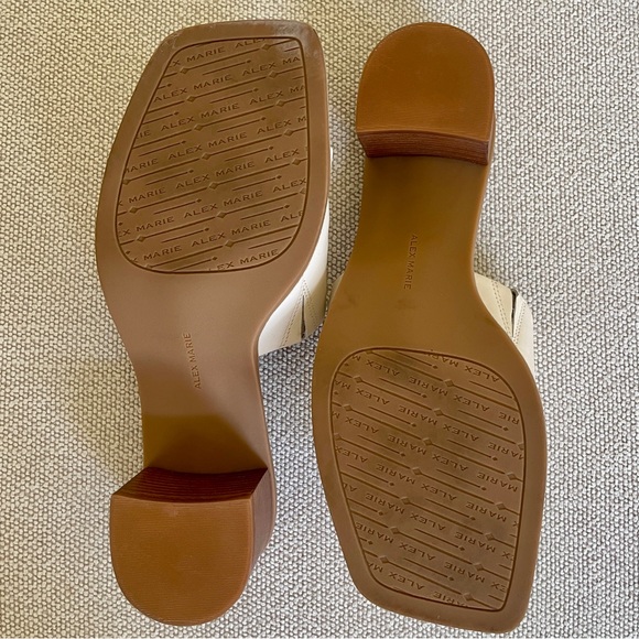 Alex Marie square toe, low heel sandals - Picture 2 of 6